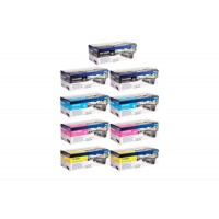 Set Cartuse Toner Brother Original 3x TN326BK Negru, 2x TN326C Cyan, 2x TN326M Magenta, 2x TN326Y Galben, 33000 Pagini si stick USB