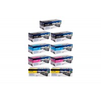 Set Cartuse Toner Brother Original 3x TN329BK Negru, 2x TN329C Cyan, 2x TN329M Magenta, 2x TN329Y Galben, 54000 Pagini si stick USB