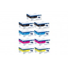 Set Cartuse Toner Brother Original 3x TN423BK Negru, 2x TN423C Cyan, 2x TN423M Magenta, 2x TN423Y Galben, 43500 Pagini si stick USB