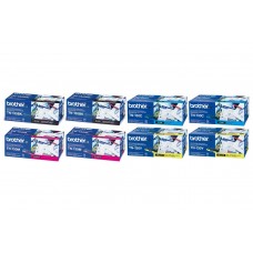 Set Cartuse Toner Brother Original 2x TN130BK Negru, 2x TN130C Cyan, 2x TN130M Magenta, 2x TN130Y Galben, 14000 Pagini si stick USB