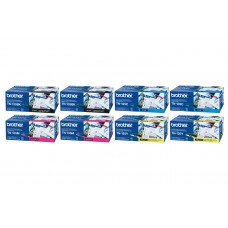 Set Cartuse Toner Brother Original 2x TN135BK Negru, 2x TN135C Cyan, 2x TN135M Magenta, 2x TN135Y Galben, 34000 Pagini si stick USB