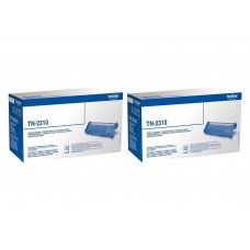 Set Cartuse Toner Brother Original 2x TN2310 Negru 2400 Pagini si stick USB