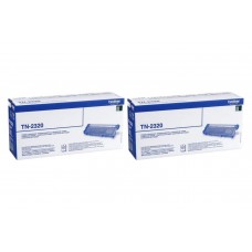 Set Cartuse Toner Brother Original 2x TN2320 Negru 5200 Pagini si stick USB