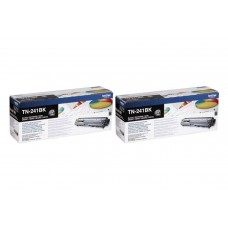 Set Cartuse Toner Brother Original 2x TN241BK Negru 5000 Pagini si stick USB