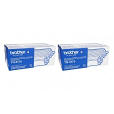 Set Cartuse Toner Brother Original 2x TN3170 Negru 14000 Pagini si stick USB