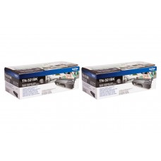 Set Cartuse Toner Brother Original 2x TN321BK Negru 5000 Pagini si stick USB
