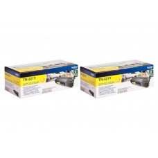 Set Cartuse Toner Brother Original 2x TN321Y Galben 3000 Pagini si stick USB