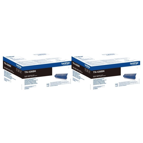 Set Cartuse Toner Brother Original 2x TN426BK Negru 18000 Pagini si stick USB