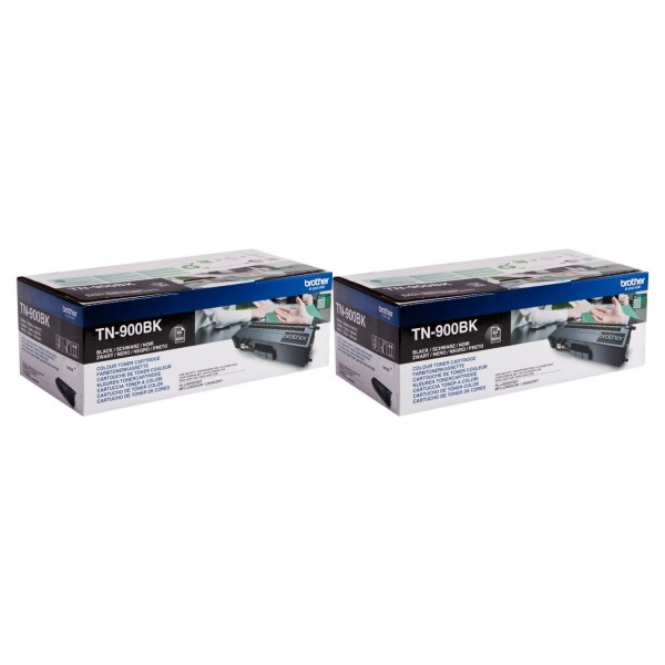 Set Cartuse Toner Brother Original 2x TN900BK Negru 12000 Pagini si stick USB