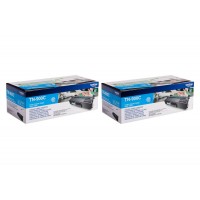 Set Cartuse Toner Brother Original 2x TN900C Cyan 12000 Pagini si stick USB