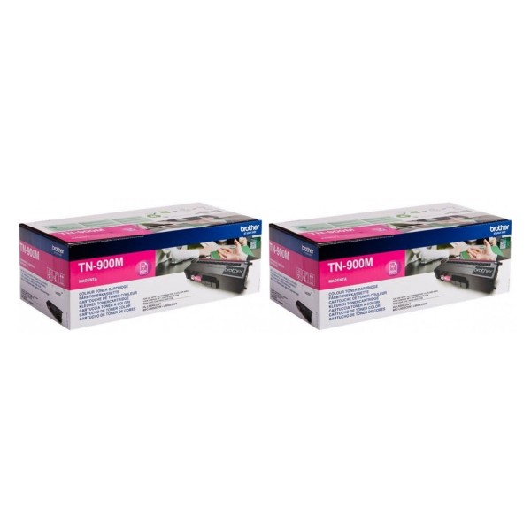 Set Cartuse Toner Brother Original 2x TN900M Magenta 12000 Pagini si stick USB