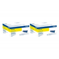 Set Cartuse Toner Brother Original 2x TN910Y Galben 18000 Pagini si stick USB