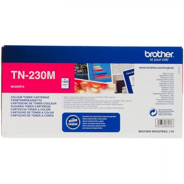 Cartus toner Brother Original TN230M Magenta 1400 Pagini