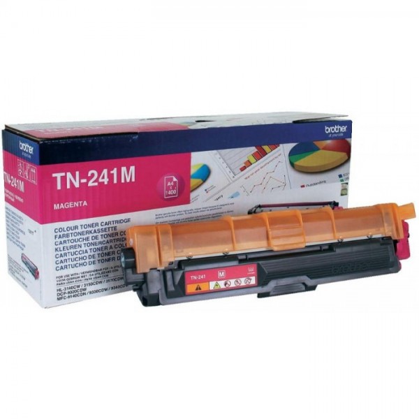 Cartus toner Brother Original TN241M Magenta 1400 Pagini