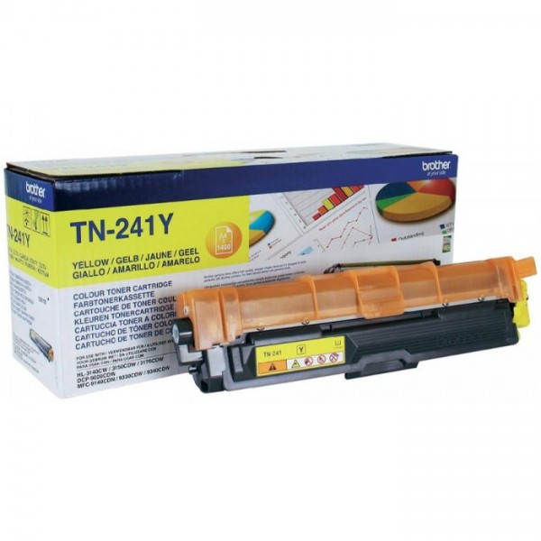 Cartus toner Brother Original TN241Y Galben 1400 Pagini