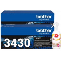 Set Cartuse Toner Original Brother 2x TN3430 Negru 6000 pagini cu Odorizant camera profesional