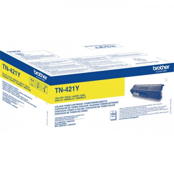 Cartus toner Brother Original TN421Y Galben 1800 Pagini
