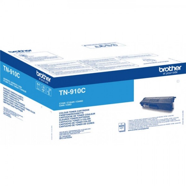 Cartus toner Brother Original TN910C Cyan 9000 Pagini