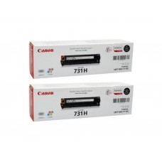 Pachet Cartuse Toner Original Canon 2x CRG-731HB Negru 4800 pagini si stick USB
