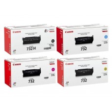 Pachet Cartuse Toner Original Canon 1x CRG-732HB Negru, 1x CRG-732C Cyan, 1x CRG-732M Magenta, 1x CRG-732Y Galben, 31200 pagini si stick USB