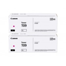Pachet Cartus Toner Original Canon 2x T09M Magenta 11800 pagini si stick USB