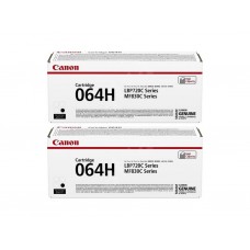 Pachet Cartus Toner Original Canon 2x CRG-064HB Negru 26000 pagini si stick USB