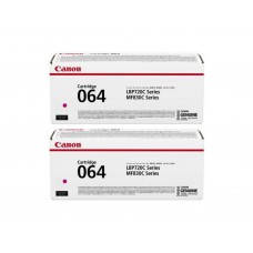 Pachet Cartus Toner Original Canon 2x CRG-064M Magenta 10000 pagini si stick USB