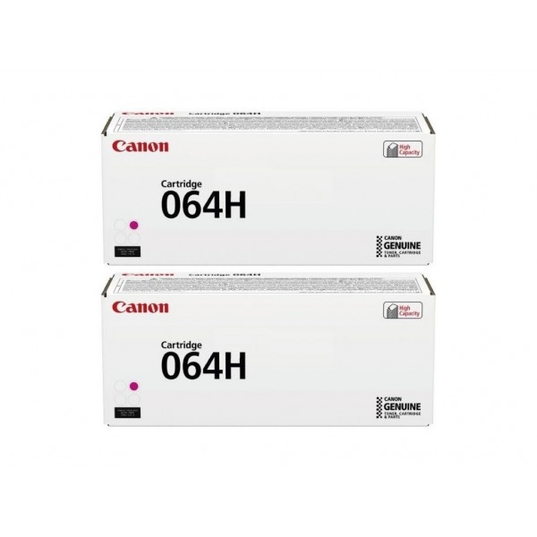 Pachet Cartus Toner Original Canon 2x CRG-064HM Magenta 21000 pagini si stick USB