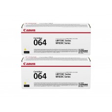 Pachet Cartus Toner Original Canon 2x CRG-064Y Galben 10000 pagini si stick USB