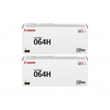Pachet Cartus Toner Original Canon 2x CRG-064HY Galben 21000 pagini si stick USB