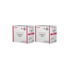 Pachet Cartuse Toner Original Canon 2x C-EXV21M Magenta 28000 pagini si stick USB