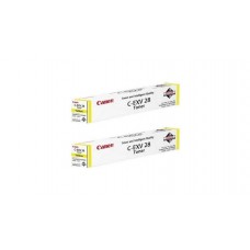 Pachet Cartuse Toner Original Canon 2x C-EXV28Y Galben 76000 pagini si stick USB