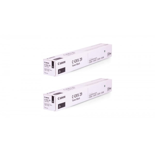 Pachet Cartuse Toner Original Canon 2x C-EXV29B Negru 72000 pagini si stick USB