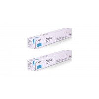 Pachet Cartuse Toner Original Canon 2x C-EXV29C Cyan 54000 pagini si stick USB