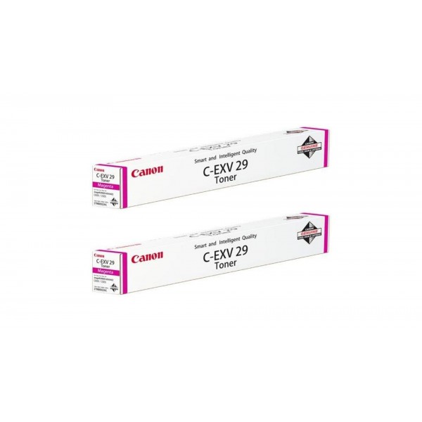 Pachet Cartuse Toner Original Canon 2x C-EXV29M Magenta 54000 pagini si stick USB