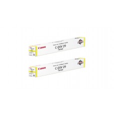 Pachet Cartuse Toner Original Canon 2x C-EXV29Y Galben 54000 pagini si stick USB