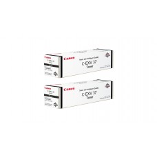 Pachet Cartuse Toner Original Canon 2x C-EXV37B Negru 30200 pagini si stick USB