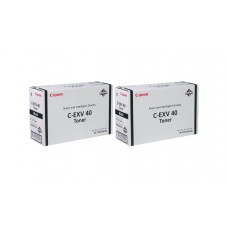 Pachet Cartuse Toner Original Canon 2x C-EXV40B Negru 12000 pagini si stick USB