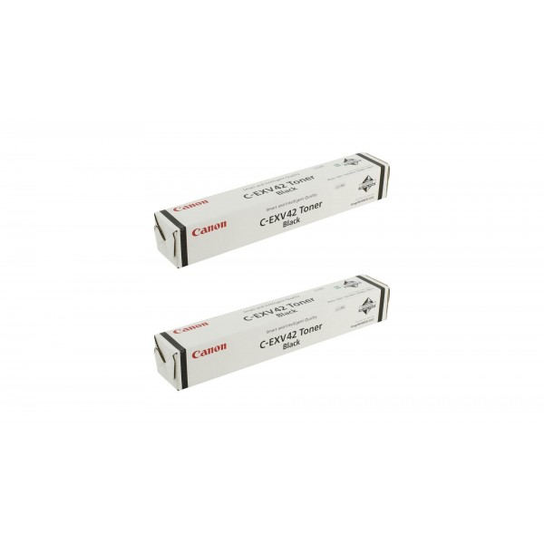 Pachet Cartuse Toner Original Canon 2x C-EXV42B Negru 20000 pagini si stick USB