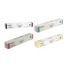 Pachet Cartuse Toner Original Canon 1x C-EXV47B Negru, 1x C-EXV47C Cyan, 1x C-EXV47M Magenta, 1x C-EXV47Y Galben, 83500 pagini si stick USB