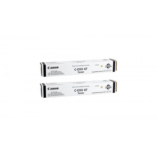 Pachet Cartuse Toner Original Canon 2x C-EXV47B Negru 38000 pagini si stick USB