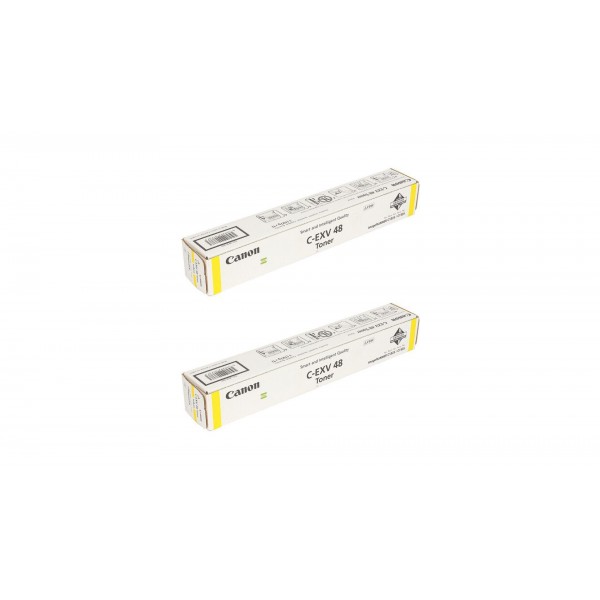 Pachet Cartuse Toner Original Canon 2x C-EXV48Y Galben 23000 pagini si stick USB