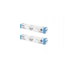 Pachet Cartuse Toner Original Canon 2x C-EXV49C Cyan 38000 pagini si stick USB