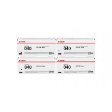 Pachet Cartuse Toner Original Canon 1x CRG-040B Negru, 1x CRG-040C Cyan, 1x CRG-040M Magenta, 1x CRG-040Y Galben, 22500 pagini si stick USB
