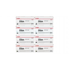 Pachet Cartuse Toner Original Canon 2x CRG-040HB Negru, 2x CRG-040HC Cyan, 2x CRG-040HM Magenta, 2x CRG-040HY Galben, 85000 pagini si stick USB