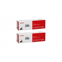 Pachet Cartuse Toner Original Canon 2x CRG-045B Negru 2800 pagini si stick USB
