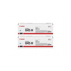 Pachet Cartuse Toner Original Canon 2x CRG-045HC Cyan 4400 pagini si stick USB