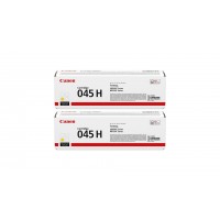 Pachet Cartuse Toner Original Canon 2x CRG-045HY Galben 4400 pagini si stick USB