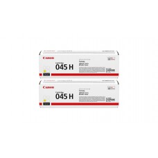 Pachet Cartuse Toner Original Canon 2x CRG-045HY Galben 4400 pagini si stick USB