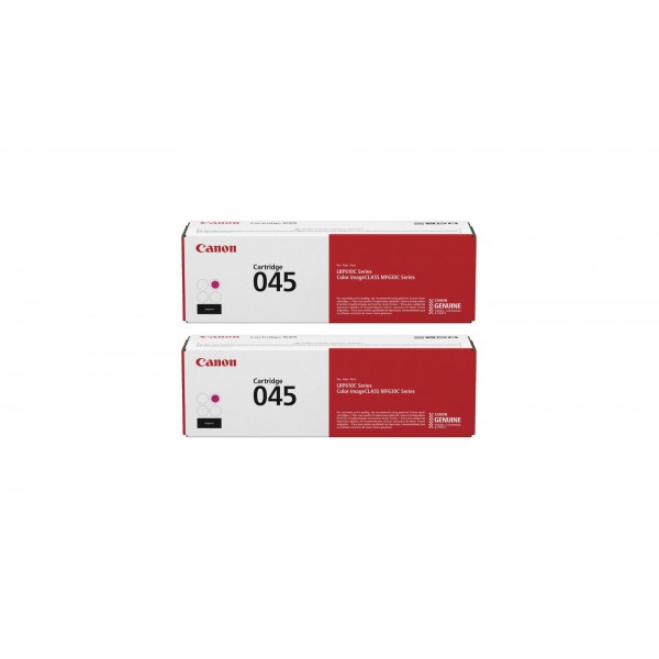 Pachet Cartuse Toner Original Canon 2x CRG-045M Magenta 2600 pagini si stick USB